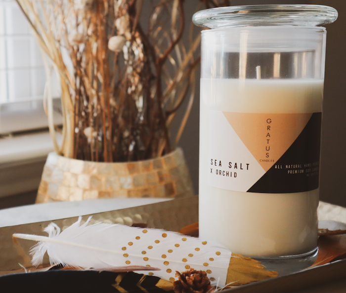Coconut Lime x Caribbean Teakwood Soy Candle - Gratus Candles